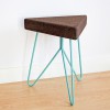 Table-tabouret Liege Bleu