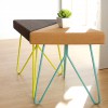 Table-tabouret Liege Bleu