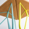 Cork Table-Stool Yellow