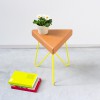 Table-tabouret Liege Jaune