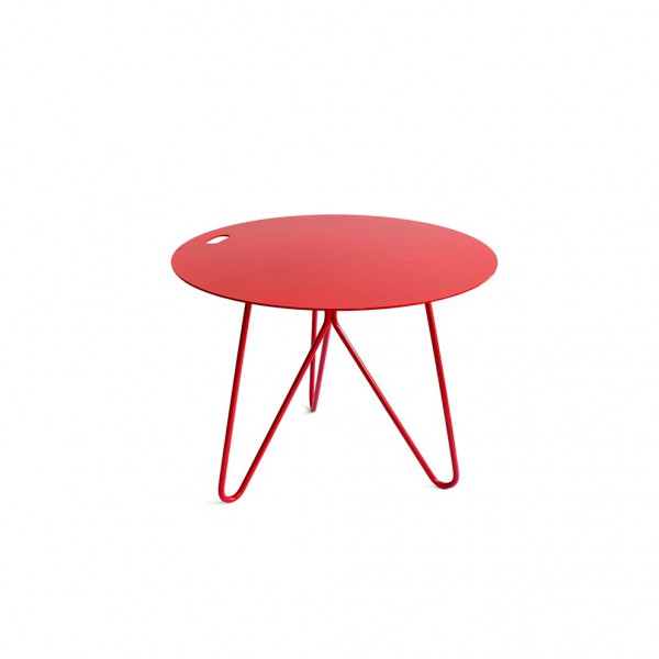 Table d'appoint SEIS Rouge