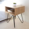 Table d'appoint/chevet NOVE Noire