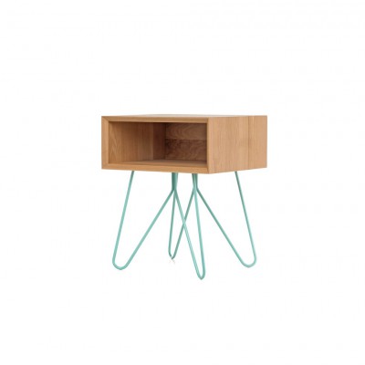 Table d'appoint/chevet NOVE Bleue