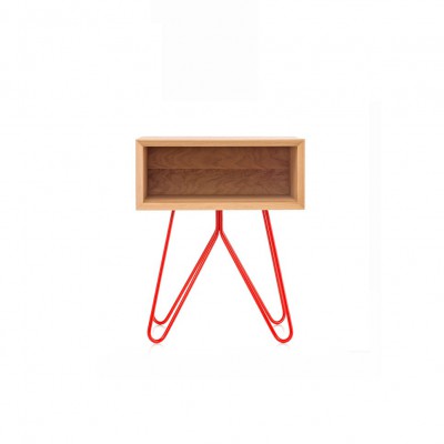 Table d'appoint/chevet NOVE Rouge