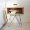 Table d'appoint/chevet NOVE Gris