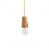 Lampe Cordelette liege clair noire