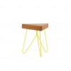 Cork Table-Stool Yellow