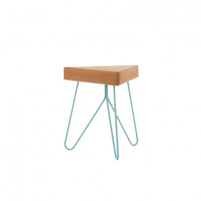 Cork Table-Stool Blue