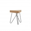 Table-tabouret Liege noir