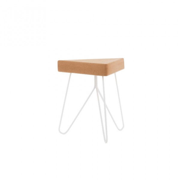 Table-tabouret Liege blanc