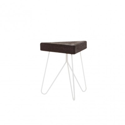 Table-tabouret Liege blanc