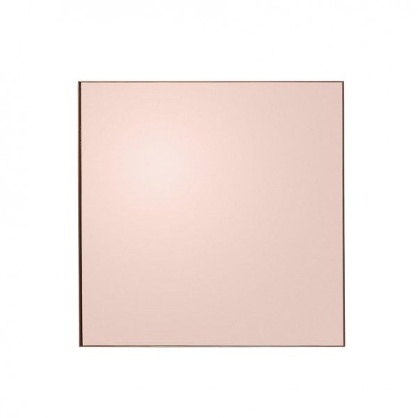 Tinted mirror squarred pink