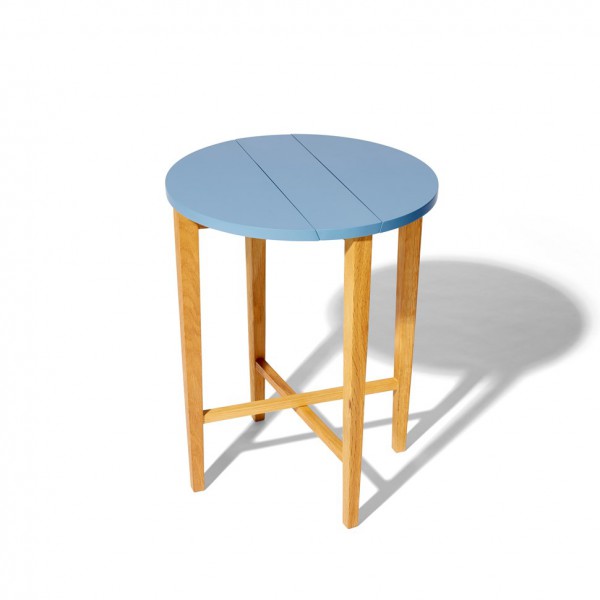 Table pliante bleue océan