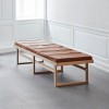 Long vertical bench