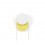 bicolor coat hook white & yellow