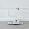 Etagère graphique blanche