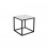 Table basse Cube Marbre Blanc