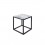 Cube Table with Tigerskin Marble