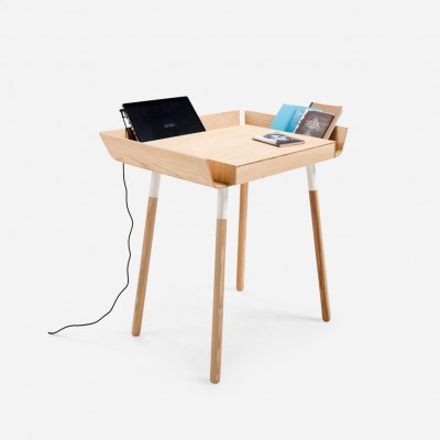 Small Desk Open wood