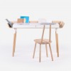 Large Open desk White