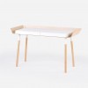 Large Open desk White