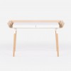 Large Open desk White