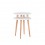 Table haute UFO Medium Blanc