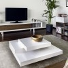 Table-basse multi-cubes Blanche