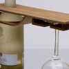 Wine and glass rack