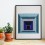 Illustration Blue Square