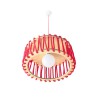 Red macaron lamp