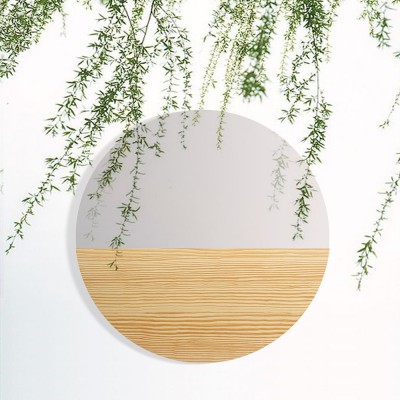 Mono Material Mirror Pinewood