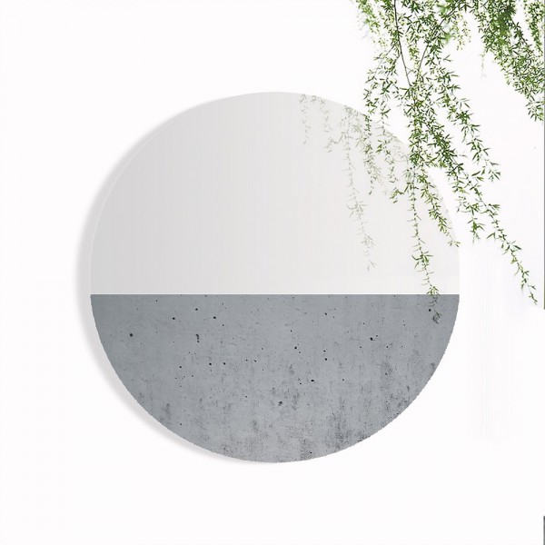 Mono Material Mirror concrete