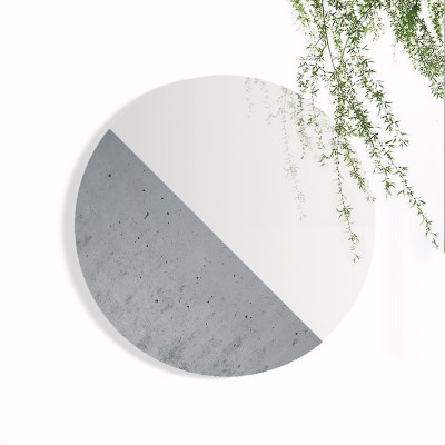 Mono Material Mirror concrete