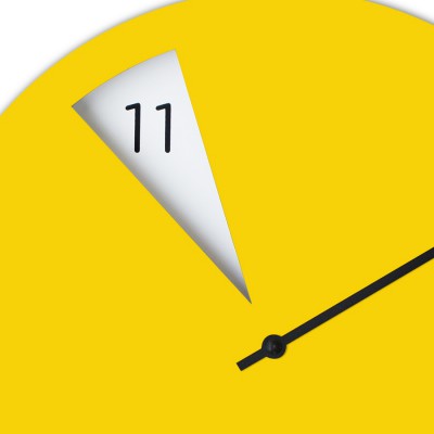 FreakishClock yellow