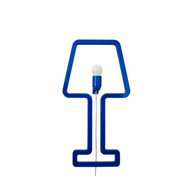 ColoredShape lamp blue