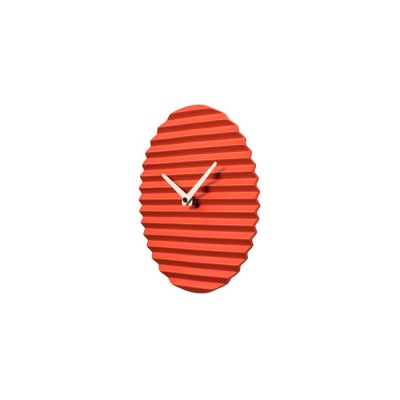 Horloge céramique rouge