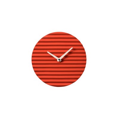 Horloge céramique rouge