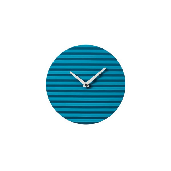 Horloge céramique bleue
