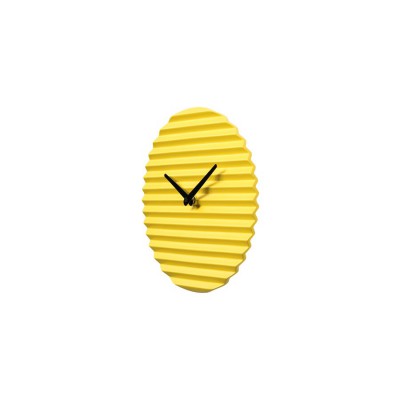 Horloge céramique jaune