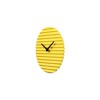 Horloge céramique jaune
