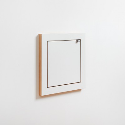 Miroir feuille blanche