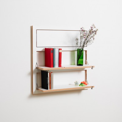 Fläpps Shelf 80×80-3 – White