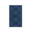 Rug Borg 01 dark blue and black