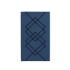 Rug Borg 01 dark blue and black