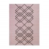 Rug Borg 03 pink and black