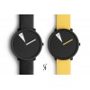 Montre Bracelet Design Jaune