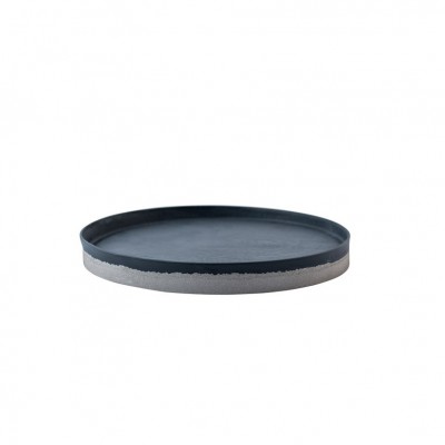 Black Platter Concrete