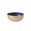 Bowl brass enamel blue