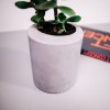 Set of 4 concrete planters